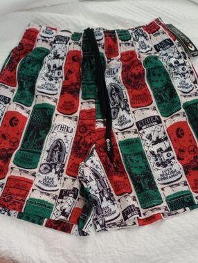 🥰3/$25 NWT ETHIKA PROSPERITY 5 Graphic Athletic Shorts. 5" Inseam
